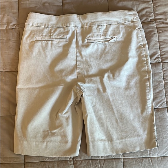 Chico’s Brigitte Slim Smoky Taupe Shorts - Picture 3 of 6